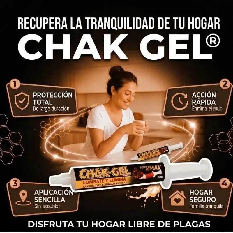 CHAK GEL® La Solución Contra las Cucarachas ✅