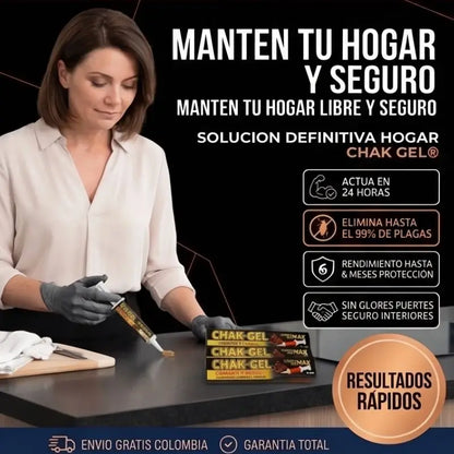 CHAK GEL® La Solución Contra las Cucarachas ✅