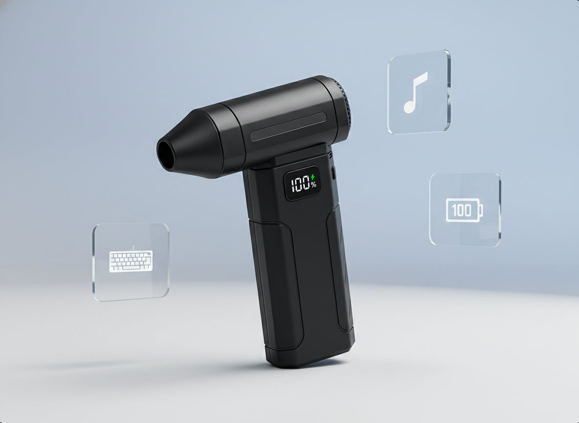SOPLADOR PORTÁTIL RECARGABLE — AIRJET PRO™