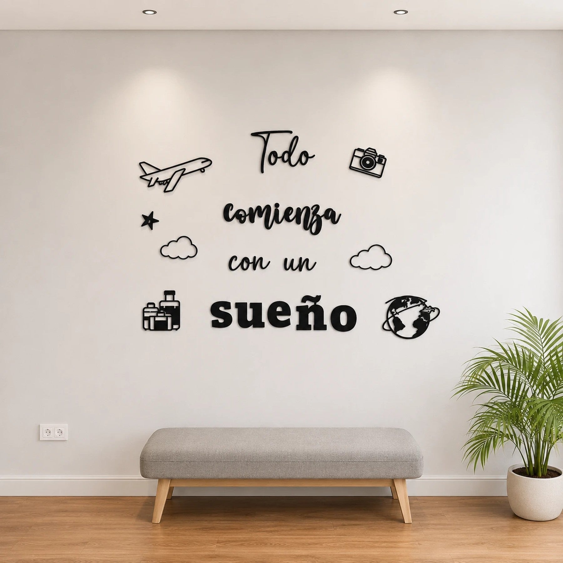 LETRERO DECORATIVO 3D — DECORAFRASES™